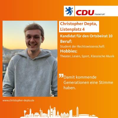 Listenplatz 4, Christopher Depta - Listenplatz 4, Christopher Depta